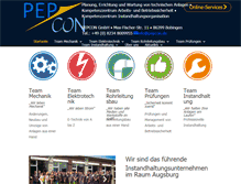 Tablet Screenshot of pepcon.de